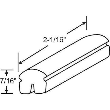 Strybuc Bifold Track Bumper 8-279